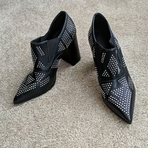 See by Chloe black studded boots shoes 8